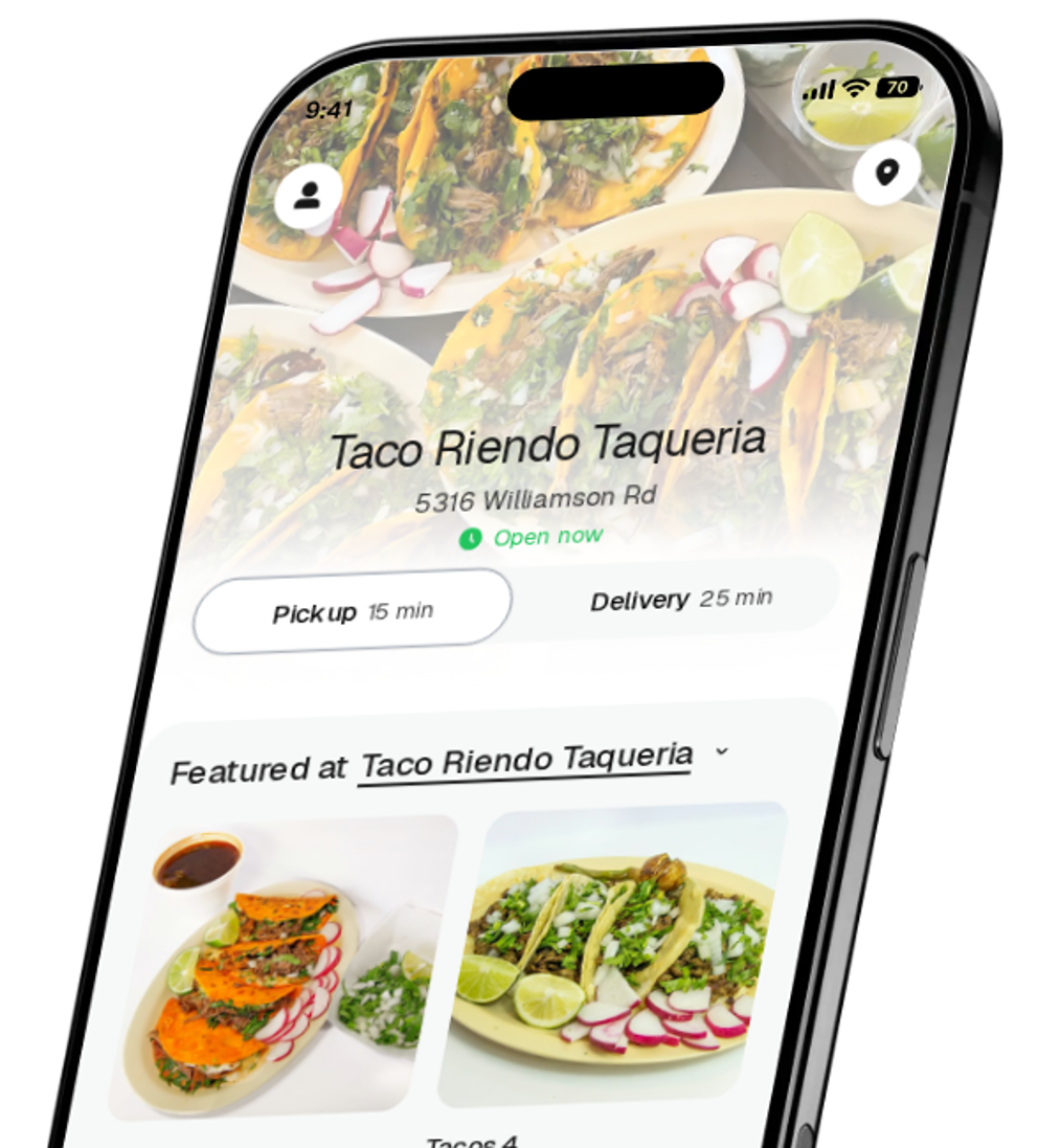 Taco Riendo Taqueria app preview