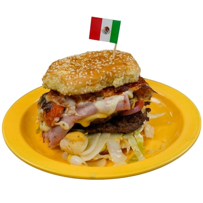 Hamburguesa Mexicana.