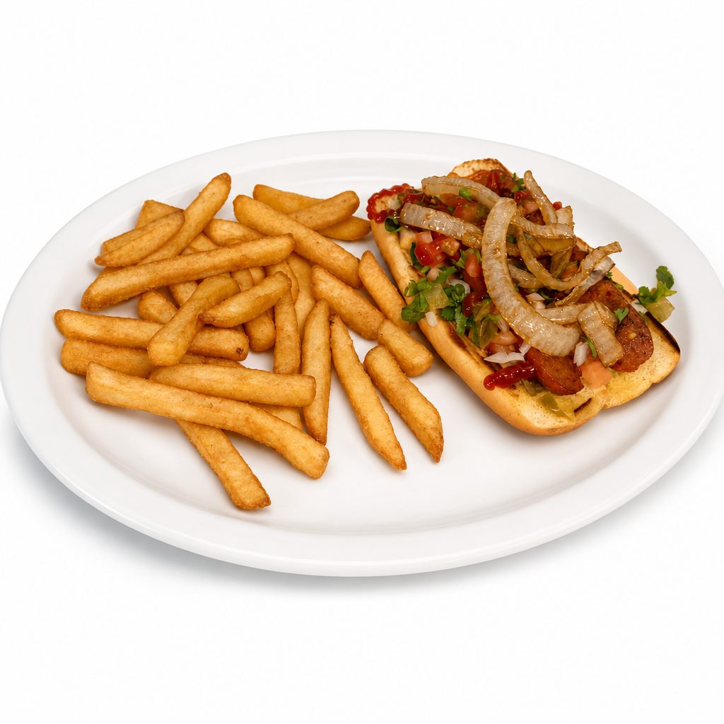 1 Hot Dog Mexicano.