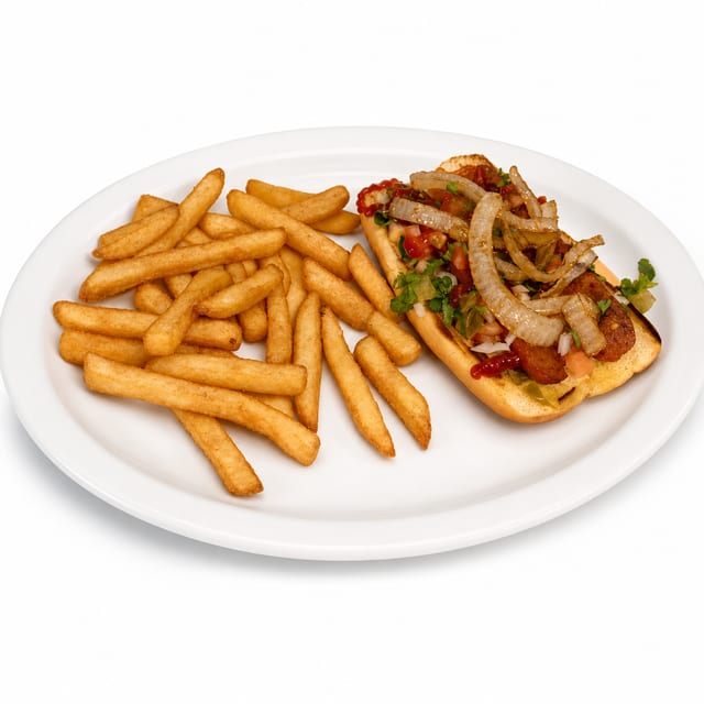 1 Hot Dog Mexicano.