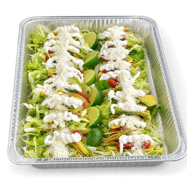 25 Tacos de Pollo Tray.