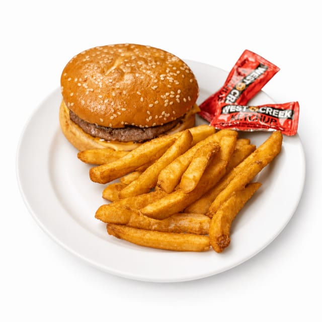 Cheeseburger With Fries.