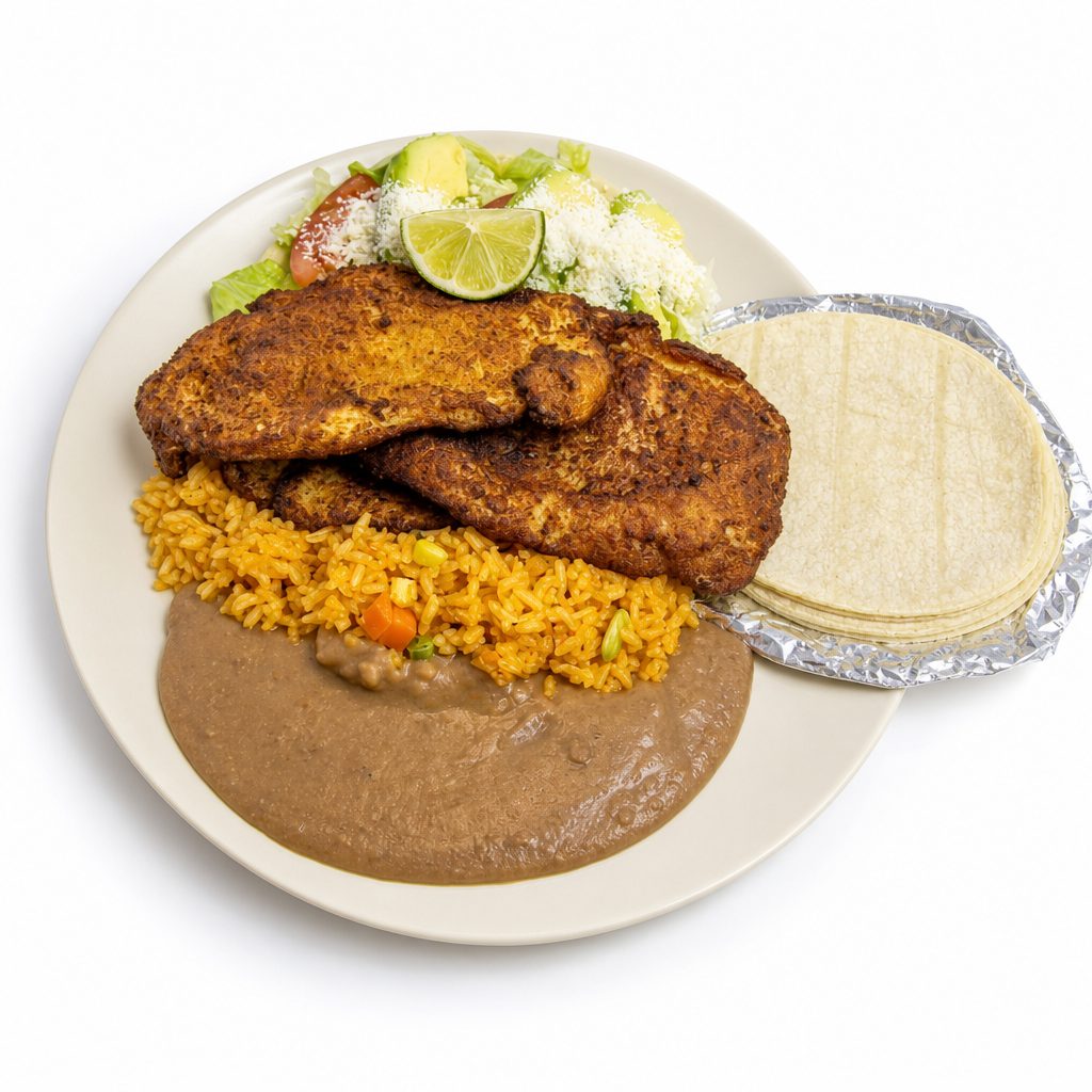 Platillo De Milanesa Empanizada.