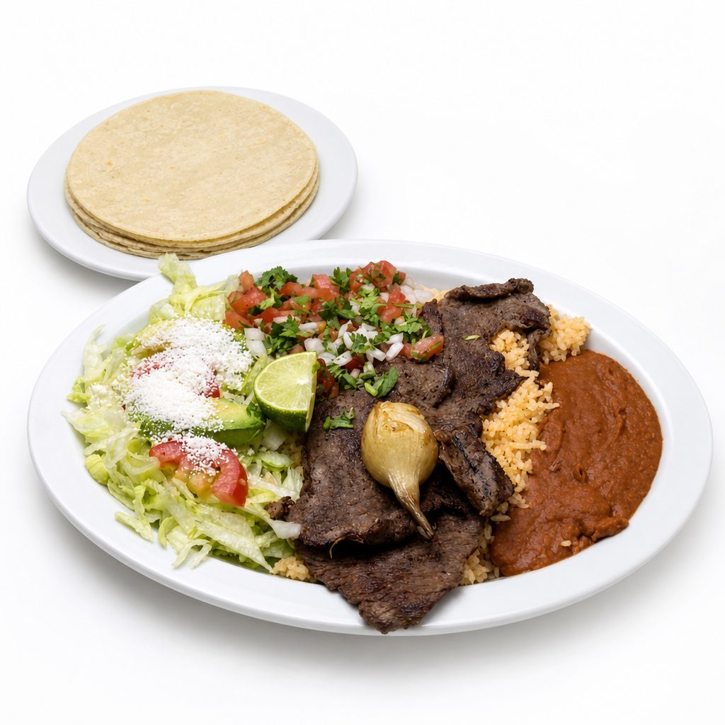Platillo De Carne Asada.