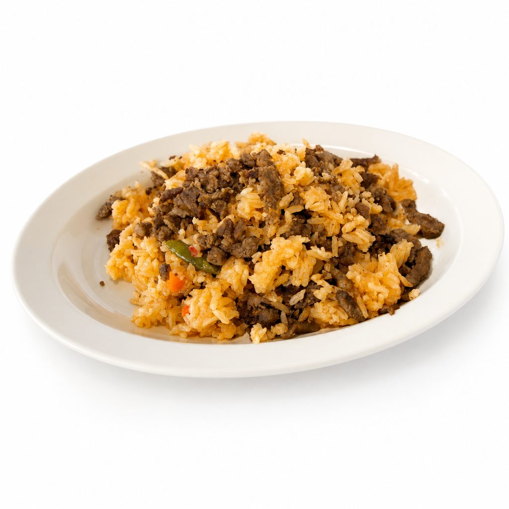 Rice and Meat Mix.