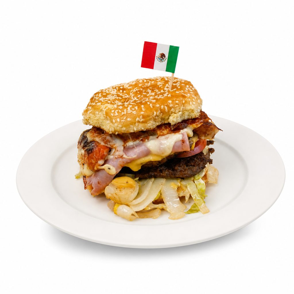 Hamburguesa Mexicana.