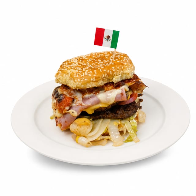 Hamburguesa Mexicana.