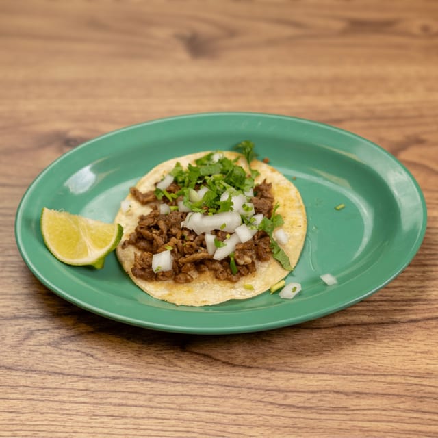 2 Tacos w cilantro and onion.